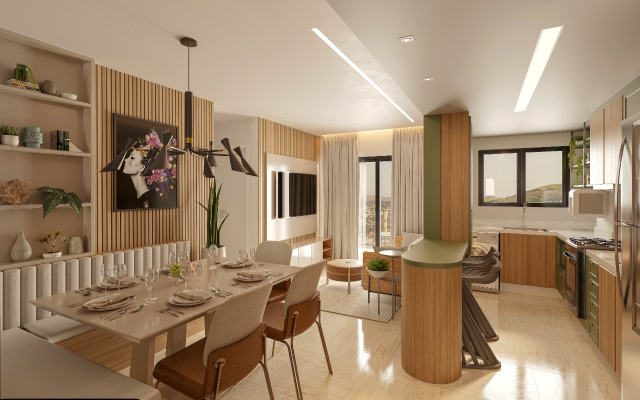 Sala decorada Oggi Residenziale